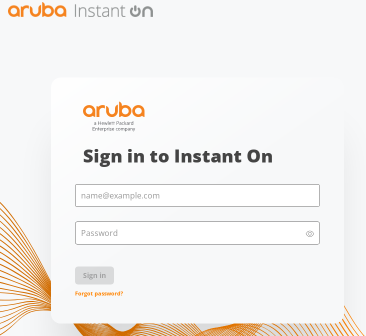Hướng dẫn tạo và đăng nhập tài khoản ứng dụng Aruba Instant On